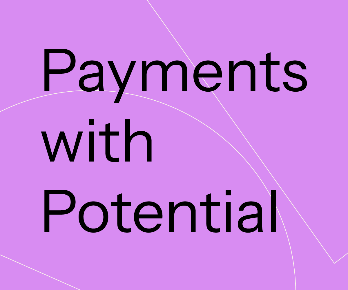 Payments with potential post graphic